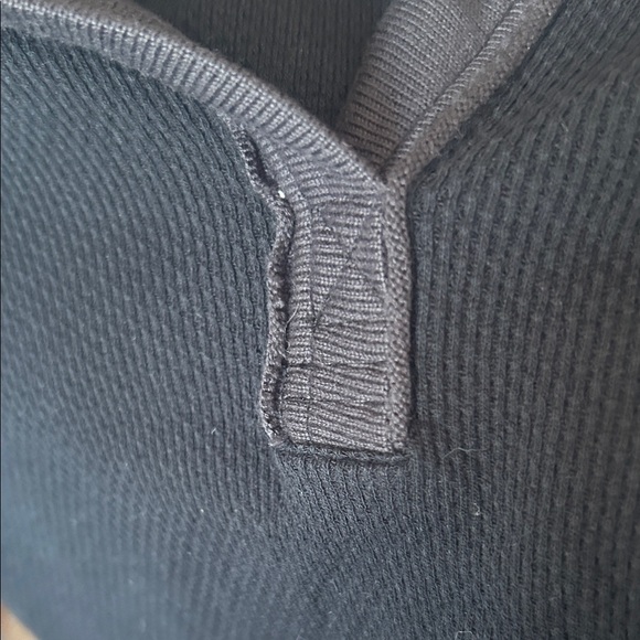 Free People Black Long Sleeve Top with Blue and Gold Accents - Picture 16 of 16